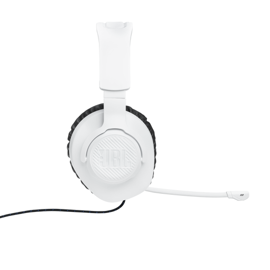 JBL Quantum 100P Console - White - Wired over-ear gaming headset with a detachable mic - Right image number null